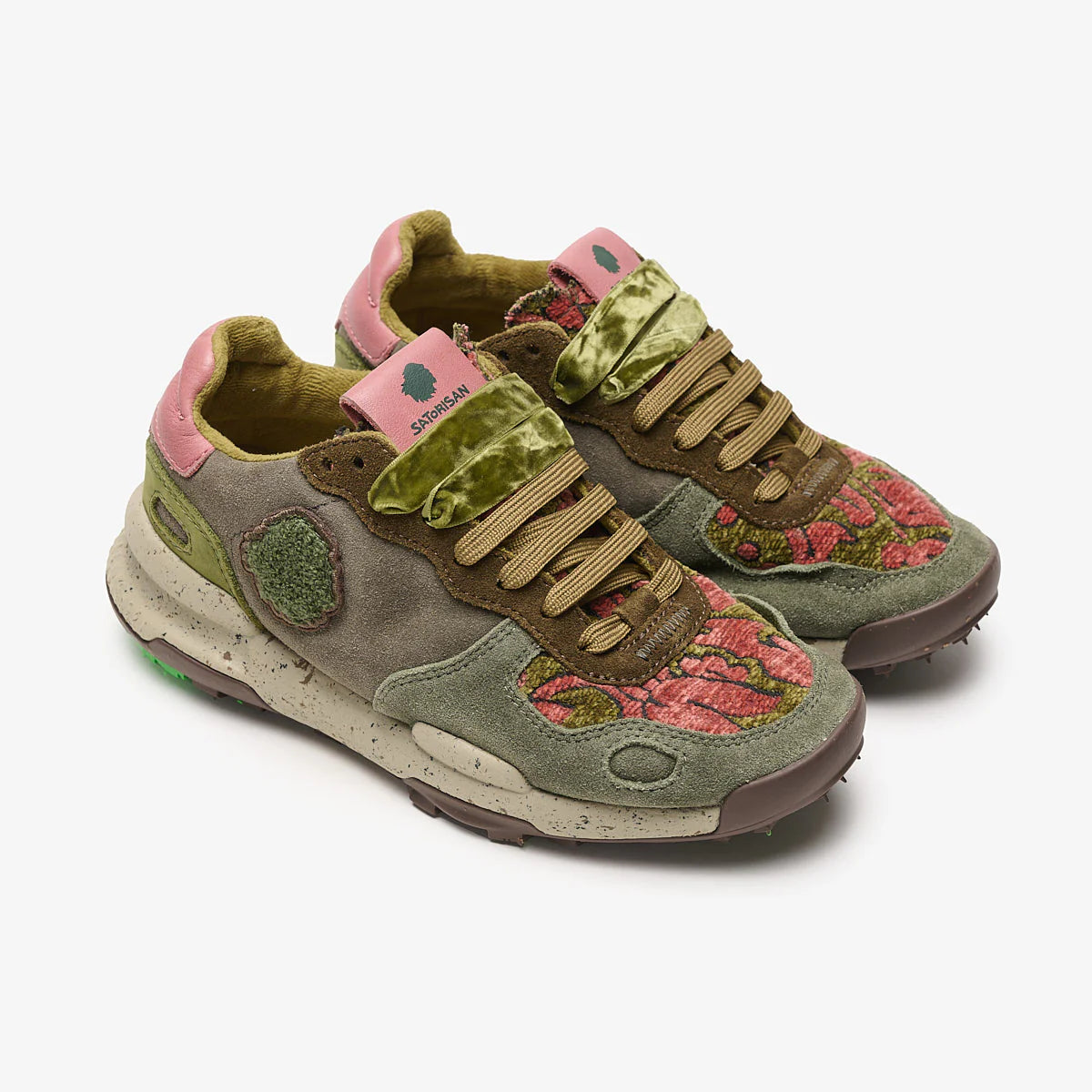 CHACRONA SUEDE KILIM GREEN